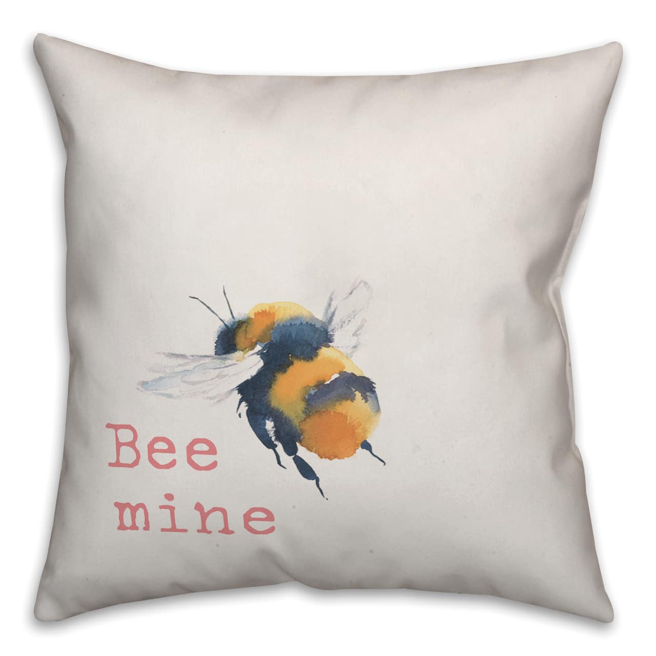 Bee Mine Throw Pillow